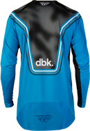 Fly Racing Men's Evolution DST DBK Jersey  (Blue/Black/White, Large)