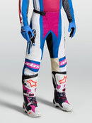 Alpinestars Techstar Maven Pants (White Hot Coral Blithe Blue, 36)