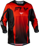 Fly Racing Men's Kinetic Fade Jersey  (Red/Black/White, Large)