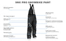 Fly Racing SNX Pro Snow Bike Bib (Black/Orange, 3X-Large)