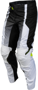 Fly Racing Kinetic Fade MX Pants (White/Black/Hi-Vis US 30)