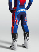 Alpinestars Racer Hunt Motocross Pants (Strong Blue Deep Blue Fire Red, 40)