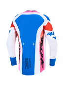 Alpinestars Supertech Dyna Jersey (White Blithe Blue Black Purple, Small)