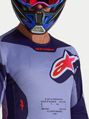 Alpinestars Racer Air Hunt Jersey (Light Violet Deep Purp Pink Fl, Small)
