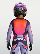 Alpinestars Youth Fluid Hunt Jersey (Light Violet Deep Purp Pink Fl, Small)