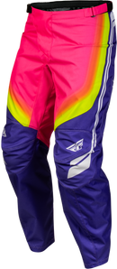 Fly Racing F-16 MX Pants (Purple/Red/Yellow US 36)