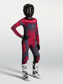 Alpinestars Stella Techstar Swan Jersey (Crimson Dark Gray Rouge Red, L)