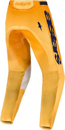 Alpinestars Racer Amber Motocross Pants (Orange Gold Deep Blue, 34)