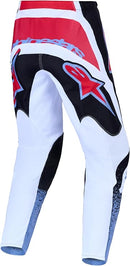 Alpinestars Fluid Drag Motocross Pants (Blk White Light Blue Red Fluo, 28)