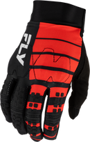 Fly Racing Evolution DST Bolt Gloves (Black/Red, Large)