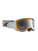 Alpinestars Vision 8 Maven Goggles - Dust Blue/Orange - Mirror Silver Lens