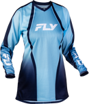 Fly Racing Women's F-16 Jersey  (Aqua/Navy/White, Large)