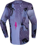 Alpinestars Youth Fluid Lone Motocross Jersey (Gray Camo Purple, Large)