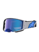 Alpinestars Supertech Hiten Goggles - Black/Blithe Blue - Mirror Blue Lens