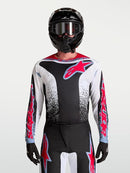 Alpinestars Fluid Drag Jersey (Blk White Light Blue Red Fluo, X-Large)