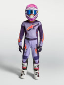 Alpinestars Youth Fluid Hunt Jersey (Light Violet Deep Purp Pink Fl, Small)