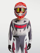 Alpinestars Youth Supertech Swan (Light Lilac Dark Gray Red Fluo, XL)