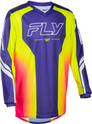 Fly Racing Youth F-16 Jersey  (Purple/Red/Yellow, Youth Small)