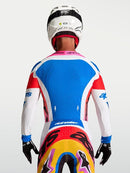 Alpinestars Supertech Dyna Jersey (White Blithe Blue Black Purple, Small)