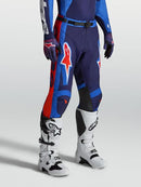 Alpinestars Racer Hunt Motocross Pants (Strong Blue Deep Blue Fire Red, 38)