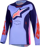 Alpinestars Youth Fluid Hunt Jersey (Light Violet Deep Purp Pink Fl, Small)