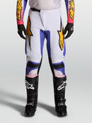 Alpinestars Fluid Drag Motocross Pants (Light Lilac Blue Iris Gold, 34)