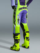 Alpinestars Racer Portl Motocross Pants (Purple Yellow Fluo, 28)