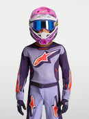 Alpinestars Youth Fluid Hunt Jersey (Light Violet Deep Purp Pink Fl, Small)