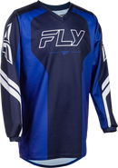 Fly Racing Youth F-16 Jersey  (Navy/Blue/White, Youth Medium)