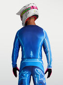 Alpinestars Fluid Kepler Motocross Jersey (Blue Blithe Blue, XX-Large)