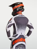 Alpinestars Techstar Swan Jersey (Light Lilac Dark Gray Red Fluo, Small)