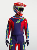 Alpinestars Fluid Drag Jersey (Blue Navy Fire Red White, XX-Large)