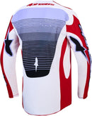 Alpinestars Techstar Maven Jersey (Fire Red White Lavender Black, Small)