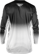 Fly Racing Rayce Sonar Bicycle Jersey (White/Black, Large)