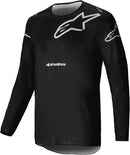 Alpinestars Racer Graphite Motocross Jersey (Black Gray, Small)