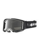 Alpinestars Vision 8 Amber Goggles - Black/Silver - Mirror Silver Lens