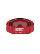 Alpinestars Supertech Vesta Goggles - Red Fluo/Chrome - Mirror Silver Lens