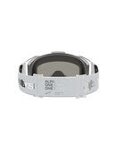 Alpinestars Vision 8 Amber Goggles - White/Silver - Mirror Silver Lens