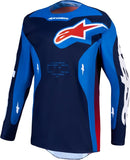 Alpinestars Racer Hunt Jersey (Strong Blue Deep Blue Fire Red, Small)