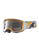 Alpinestars Vision 8 Maven Goggles - Dust Blue/Orange - Mirror Silver Lens