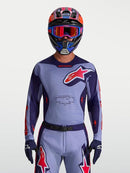 Alpinestars Racer Air Hunt Jersey (Light Violet Deep Purp Pink Fl, Small)