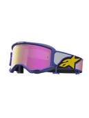 Alpinestars Vision 5 Drag Goggles - Red/Purple - Mirror Pink Lens