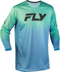 Fly Racing Rayce Sonar Bicycle Jersey (Teal/Aqua, 2X-Large)