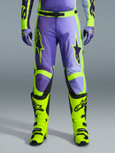Alpinestars Racer Portl Motocross Pants (Purple Yellow Fluo, 38)