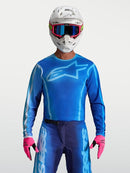 Alpinestars Fluid Kepler Motocross Jersey (Blue Blithe Blue, XX-Large)