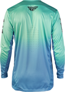 Fly Racing Youth Rayce Sonar Bicycle Jersey (Teal/Aqua, Youth Small)