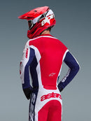 Alpinestars Racer Riway Motocross Jersey (White Blue Red, Medium)