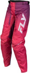 Fly Racing Women's F-16 MX Pants (Pink/Purple/White US 15/16)