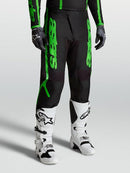 Alpinestars Fluid Apex V2 Motocross Pants (Black Green Fluo, 38)