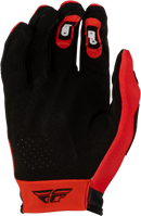 Fly Racing Lite Flake Gloves (Red/Black, X-Small)